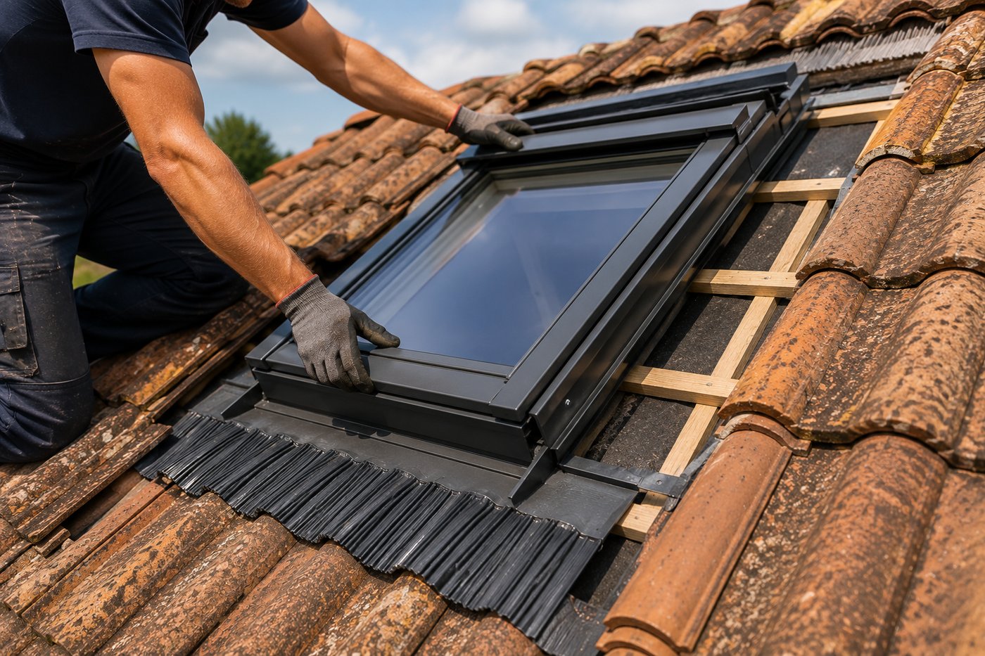Installation et remplacement de Velux — SRB Couverture, Lille